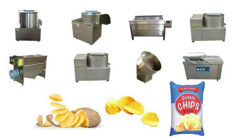 Small Scale Potato Chips Machine